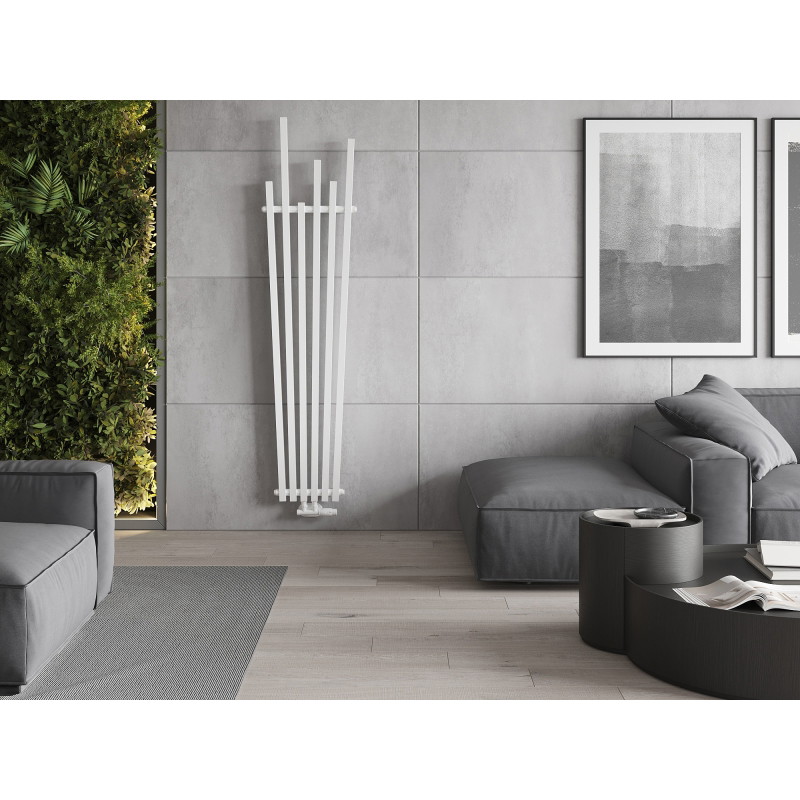 Mexen Omaha dekoratyvinis radiatorių 1800 x 420 mm, 655 W, baltas - W208-1800-420-00-20