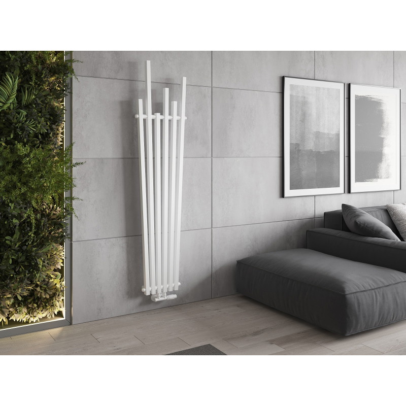 Mexen Omaha dekoratyvinis radiatorių 1800 x 420 mm, 655 W, baltas - W208-1800-420-00-20