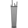 Mexen Omaha dekoro radiatorius 1800 x 420 mm, 655 W, juodas - W208-1800-420-00-70
