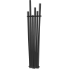 Mexen Omaha dekoro radiatorius 1800 x 420 mm, 655 W, juodas - W208-1800-420-00-70
