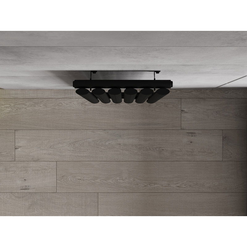 Mexen Oregon dekoratyvinis radiatorius 1200 x 360 mm, 417 W, juodas - W202-1200-350-00-70