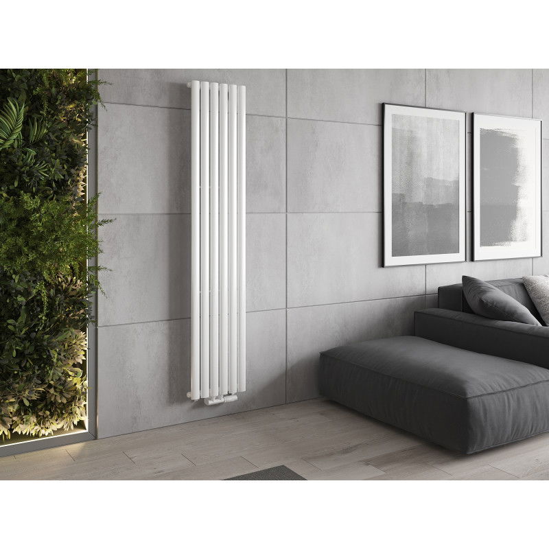 Mexen Oregon dekoratyvinis radiatorius 1800 x 360 mm, 604 W, balta - W202-1800-350-00-20