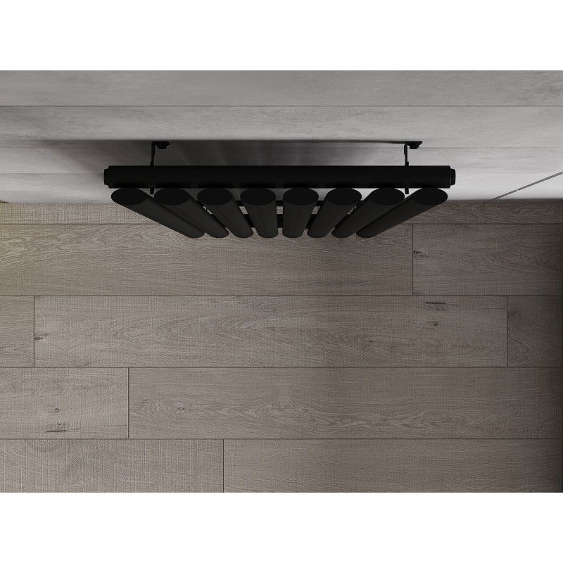 Mexen Oregon dekoratyvinis radiatorius 1800 x 480 mm, 805 W, juodas - W202-1800-490-00-70