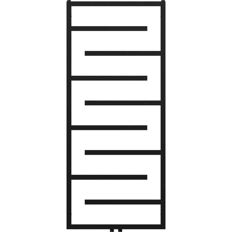 Mexen Orlando dekoratyvinis radiatorius 1380 x 600 mm, 445 W, juodas - W207-1380-600-00-70