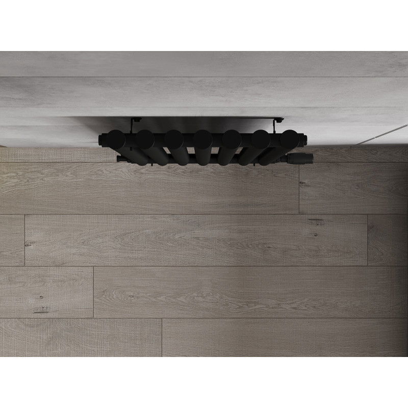 Mexen Texas dekoratyvinis radiatorius 1200 x 460 mm, 659 W, juodas - W203-1200-460-00-70