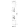 Mexen dušo žarna 125 cm, chromas - 79435-00