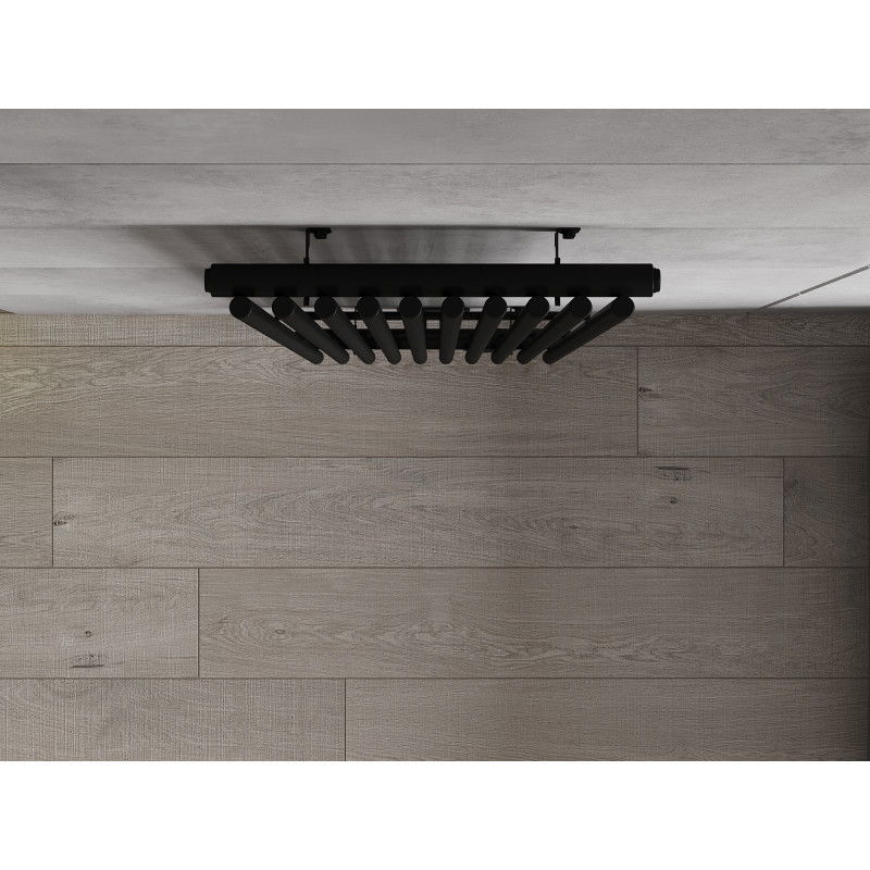 Mexen Tulsa dekoratyvinis radiatorius 1600 x 420 mm, 613 W, juodas - W219-1600-420-00-70