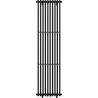 Mexen Tulsa dekoratyvinis radiatorius 1600 x 420 mm, 613 W, Juoda - W219-1600-420-00-70
