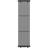 Mexen Tulsa dekoratyvinis radiatorius 1600 x 420 mm, 613 W, juodas - W219-1600-420-00-70