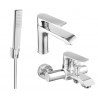 Mexen Pecos R72 vonios komplektas, chromas - 72703R72-00