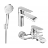 Mexen Pecos R75 vonios komplektas, chromas - 72703R75-00