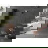 Mexen Dallas dekoratyvinis radiatorius 1600 x 360 mm, 1039 W, Juoda - W214-1600-360-00-70