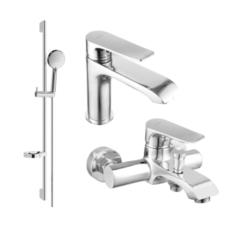 Mexen Pecos DS75 vonios komplektas, chromas - 72703DS75-00
