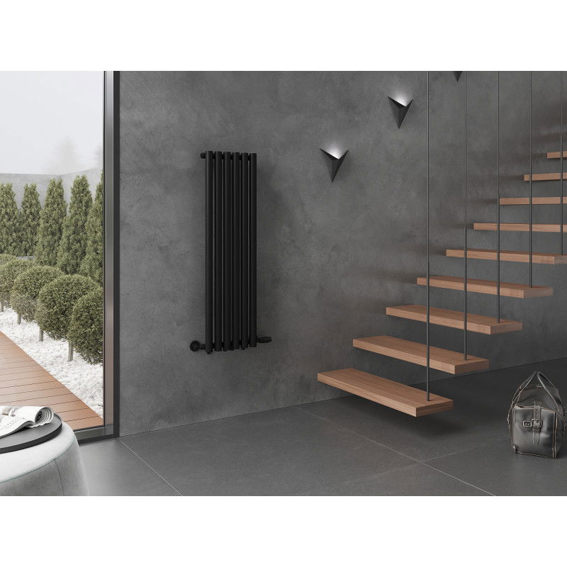 Mexen Nevada dekoratyvinis radiatorius 1200 x 360 mm, 483 W, juodas - W201-1200-360-00-70