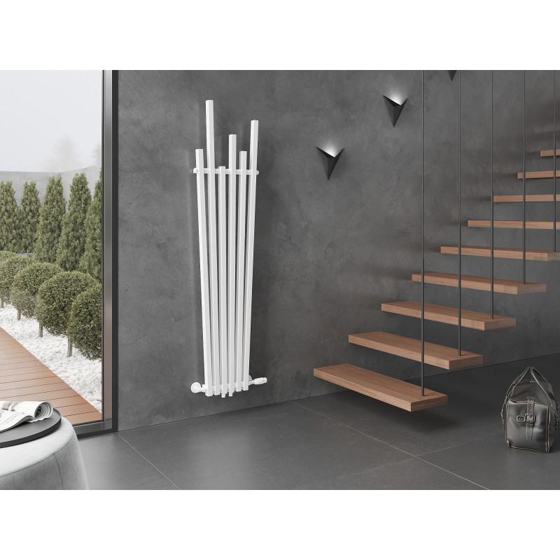Mexen Omaha dekoratyvinis radiatorių 1800 x 420 mm, 655 W, baltas - W208-1800-420-00-20