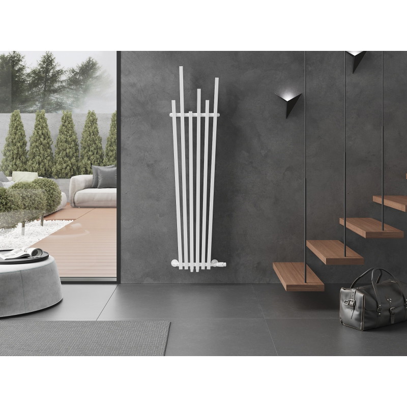 Mexen Omaha dekoratyvinis radiatorių 1800 x 420 mm, 655 W, baltas - W208-1800-420-00-20