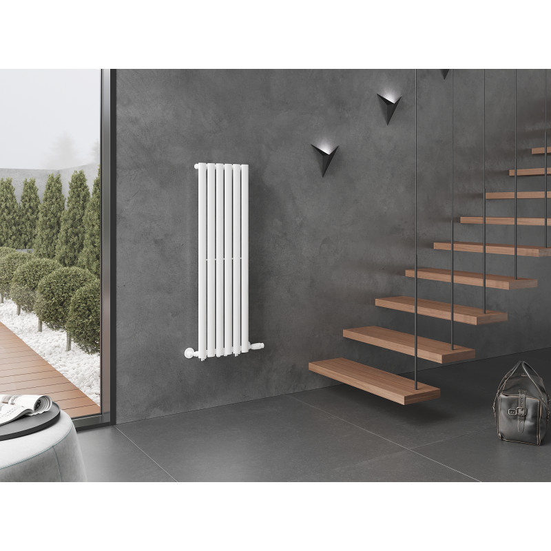Mexen Oregon dekoratyvinis radiatorius 1200 x 360 mm, 417 W, baltas - W202-1200-350-00-20