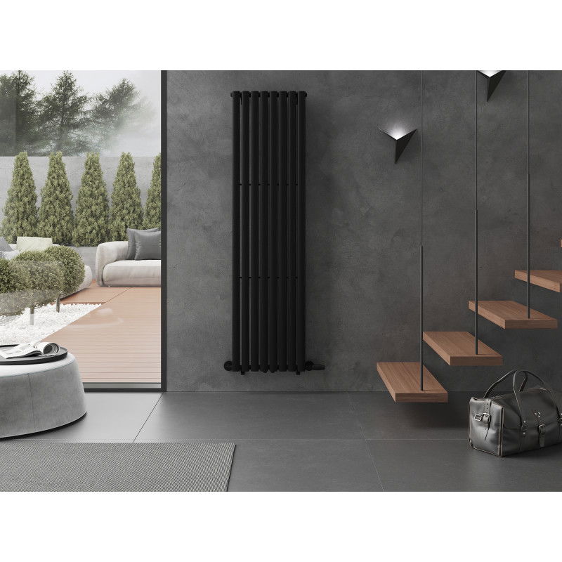 Mexen Oregon dekoratyvinis radiatorius 1800 x 480 mm, 805 W, juodas - W202-1800-490-00-70