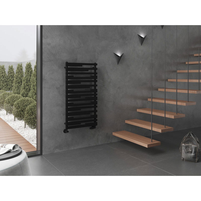 Mexen Provo dekoratyvinis radiatorius 1125 x 600 mm, 799 W, juodas - W209-1125-600-00-70