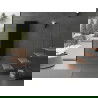Mexen Topeka dekoratyvinis radiatorius 1400 x 400 mm, 995 W, Juoda - W210-1400-480-00-70