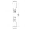 Mexen dušo žarna 125 cm, Auksinė - 79435-50