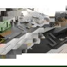 Mexen Leo granito kriauklė 1 skyriumi su vieta, Flora virtuvinė maišytuvė, juoda/auksinė metalo spalva - 6501-75-670401-57-G