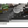 Mexen Leo virtuvės kriauklė iš granito, 1 skyrius su džiovykle ir virtuvinis maišytuvas Flora, juoda - 6501-77-670401-00