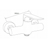 Mexen Pecos DS62 dušo komplektas, Chromo - 72704DS62-00