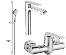 Mexen Pecos DS75 dušo komplektas, chromas - 72714DS75-00