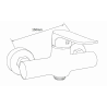 Mexen Pecos DS62 dušo komplektas, juodas - 72714DS62-70