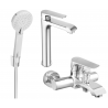 Mexen Pecos R40 vonios komplektas, chromas - 72713R40-00