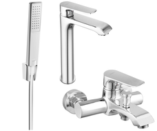 Mexen Pecos R72 vonios komplektas, chromas - 72713R72-00