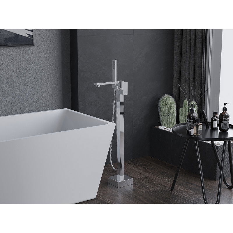 Mexen Urano laisvai pastatomas vonios maišytuvas, chromas - 75233-00