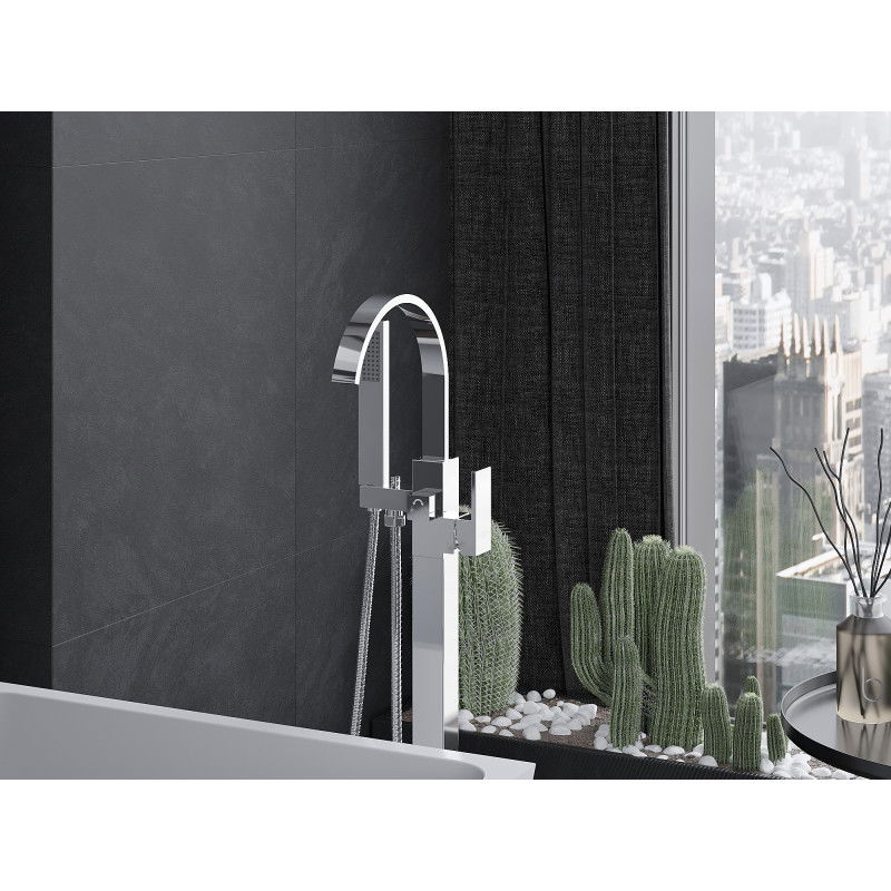 Mexen Veda laisvai pastatomas vonios maišytuvas, chromas - 75433-00