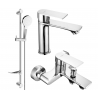 Mexen Royo DF05 vonios rinkinys, chromas - 72203DF05-00