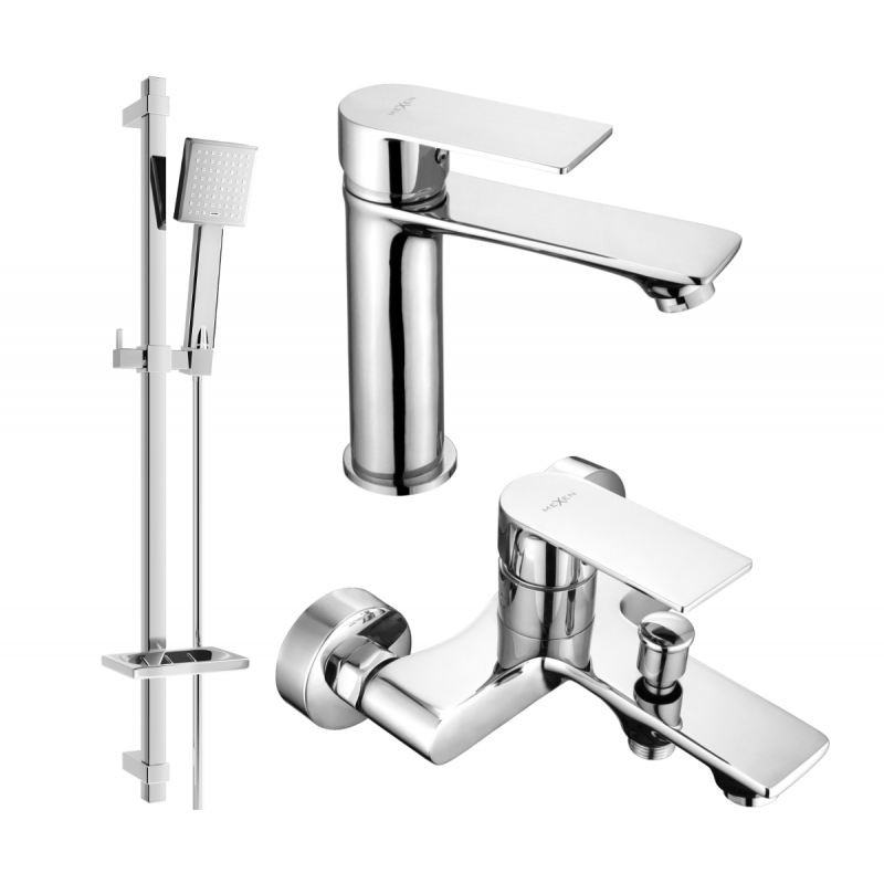 Mexen Royo DQ45 vonios rinkinys, chromas - 72203DQ45-00