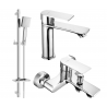 Mexen Royo DQ45 vonios rinkinys, chromas - 72203DQ45-00