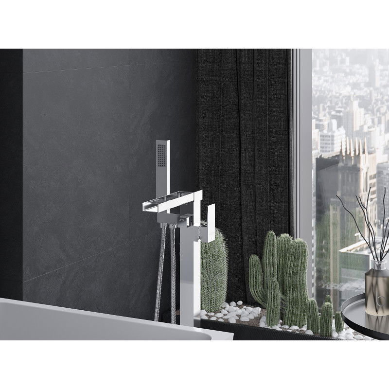 Mexen Algar laisvai stovintis vonios maišytuvas, chromas - 75733-00