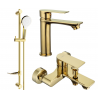 Mexen Royo DF05 vonios komplektas, auksinis - 72203DF05-50