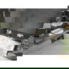 Mexen Cube stačiakampė vonia 170 x 80 cm su apdaila ir 1-durų ekranėliu 60 cm, permatomas, auksinis - 550517080X9506000050