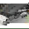 Mexen Cube stačiakampė vonia 170 x 80 cm su apdaila ir vienos dalies ekranu 60 cm, juodas raštas - 550517080X9506007077