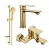 Mexen Royo DF40 vonios komplektas, auksinis - 72203DF40-50