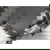 Mexen Cube stačiakampė vonia 170 x 80 cm su apdaila ir 1-duris ekranu 70 cm, skaidri, chromuota - 550517080X9507000001