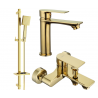 Mexen Royo DQ45 vonios komplektas, auksinis - 72203DQ45-50