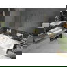 Mexen Cube stačiakampė vonia 170 x 80 cm su korpusu ir vieno sparno 90 cm širma, skaidri, auksinė - 550517080X9509000050