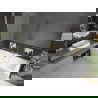 Mexen Cube stačiakampė vonia 180 x 80 cm su apdaila ir vienos dalies 50 cm ekranu, permatoma, auksinė - 550518080X9505000050