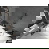 Mexen Cube stačiakampė vonia 180 x 80 cm su dangalu ir vieno skydo 50 cm sienele, juodas raštas - 550518080X9505007077