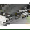 Mexen Cube stačiakampė vonia 180 x 80 cm su apdaila ir vieno sparno 70 cm ekranu, skaidrus, auksinis - 550518080X9507000050