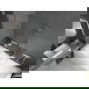 Mexen Cube stačiakampė vonia 180 x 80 cm su apvalkalu ir vienos durų 90 cm ekranu, skaidri, chromuota - 550518080X9509000001