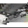 Mexen Cube stačiakampė vonia 180 x 80 cm su apvalkalu ir vienos durų 90 cm ekranu, skaidri, chromuota - 550518080X9509000001